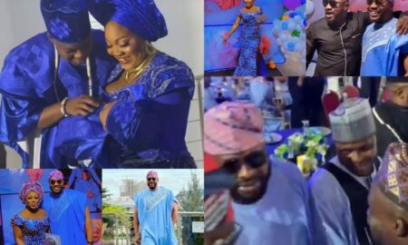 Cute Abiola son's naming ceremony
