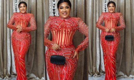 Toyin Abraham speaks on her outfit to Funke Akindele's movie premiere