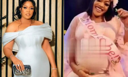 Eve Esin reacts to reports of welcoming a child