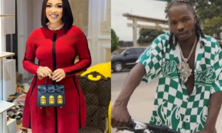 Tonto Dikeh reacts to Naira Marley's arrest