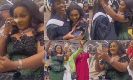 Mercy Aigbe celebrates as daughter graduates