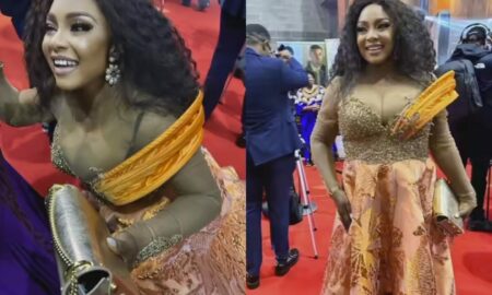 Victoria Inyama emotional as she returns to Nollywood