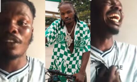 Naira Marley look alike cries out over mother's death