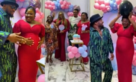 Stan Nze and Blessing Obasi gender reveal party