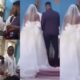 Kunle Remi's white wedding