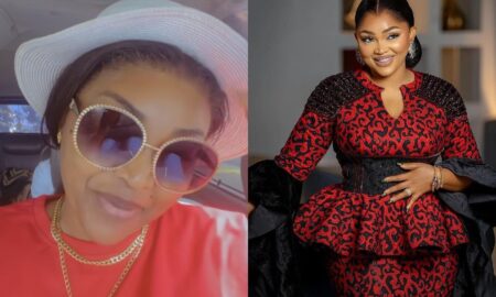 Mercy Aigbe laments over Airline