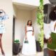 Ini Dima-Okojie looking effortlessly stylish in different outfits.