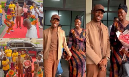 Moses Bliss takes his wife to Akwa-Ibom