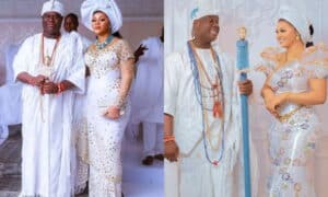 Ooni and wife, Tobi welcome twins