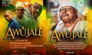 Antar Laniyan, Mr Macaroni star as Oba Adetona in Awujale