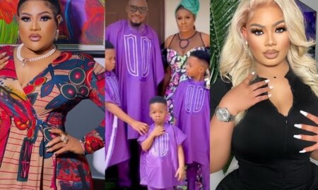 Nkechi Blessing and Nina Ivy react to death prayer for Junior Pope's children