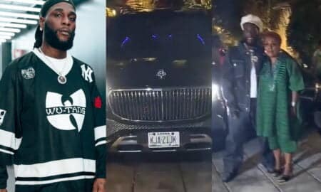 Burna Boy buys his mother a Maybach Truck