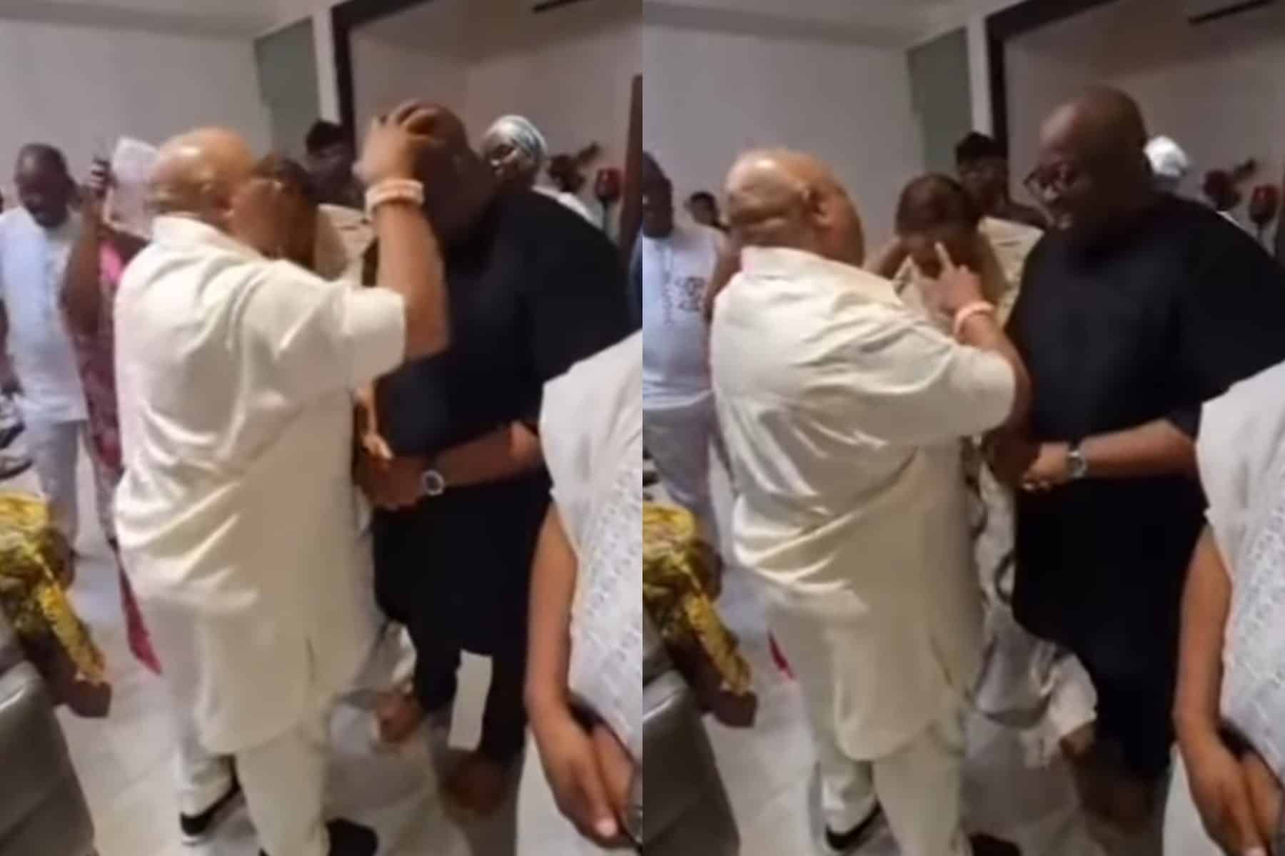 Governor Adeleke prays for Dele Momodu and wife