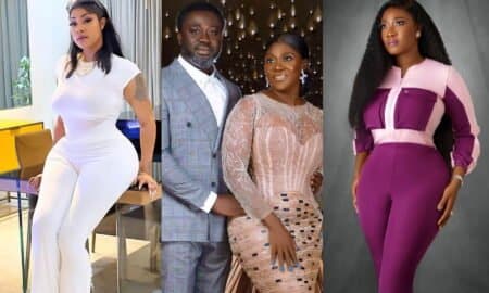 Angela Okorie shuts down claims of insulting Mercy Johnson's husband