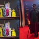 Femi Adebayo celebrates following his AMVCA win