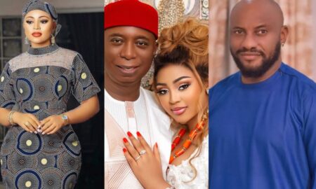 Regina Daniels reacts to Yul Edochie message for her and her husband