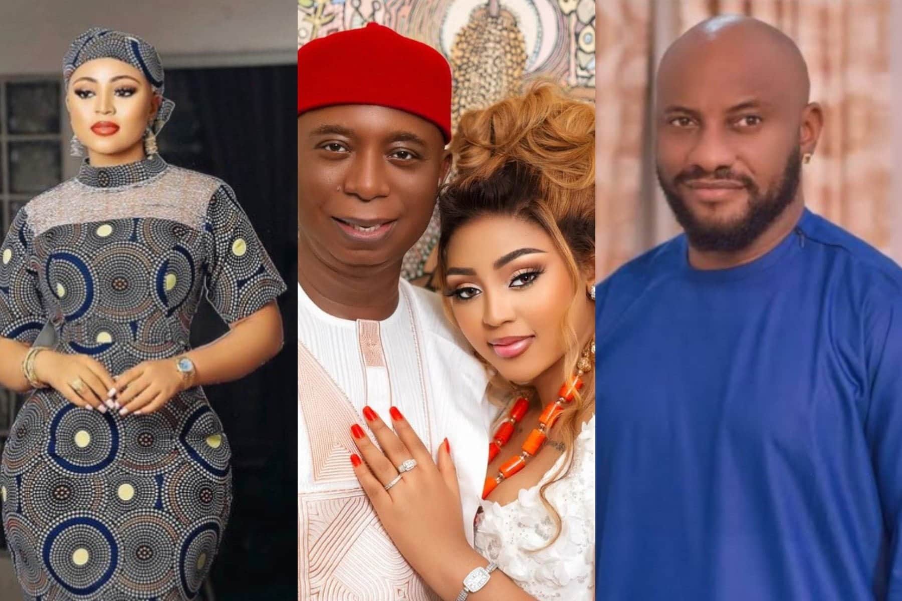 Regina Daniels reacts to Yul Edochie message for her and her husband