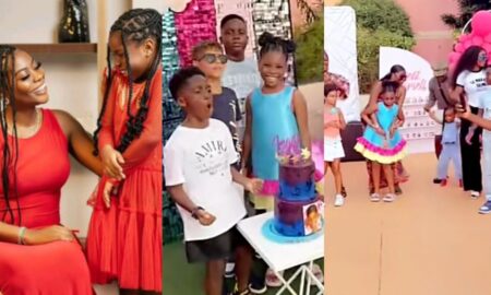 Sophia Momodu celebrates Imade's 9th birthday with a birthday bash