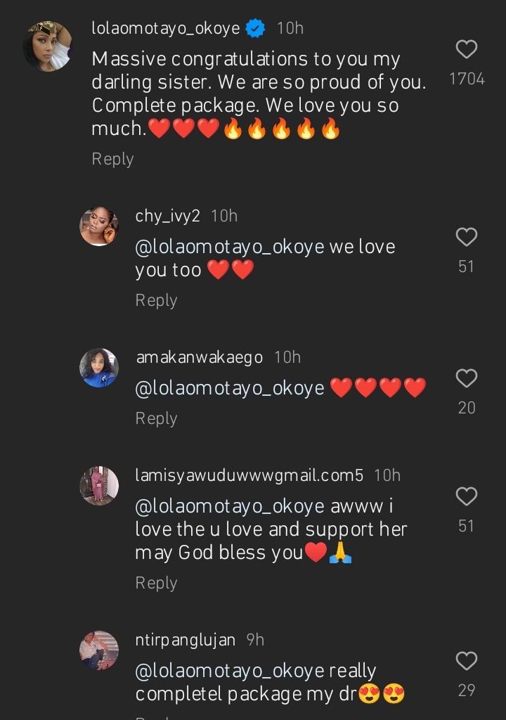 Lola Omotayo calls Anita Okoye a complete package