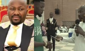 Apostle Suleman blesses man with N25million