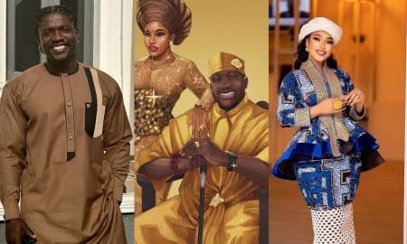 Very Dark Man reacts to photoshopped photo of him and Tonto Dikeh