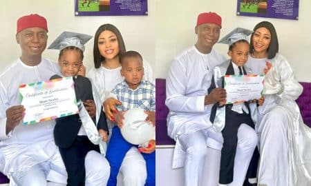 Regina Daniels celebrates son's graduation