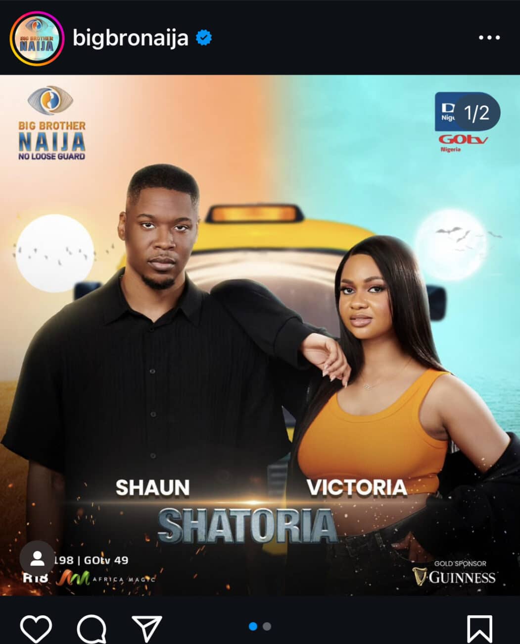 BBNaija temporada 9: Shaun e Victoria.