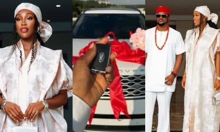 Paul Okoye gifts Ivy Ifeoma a Range Rover SUV