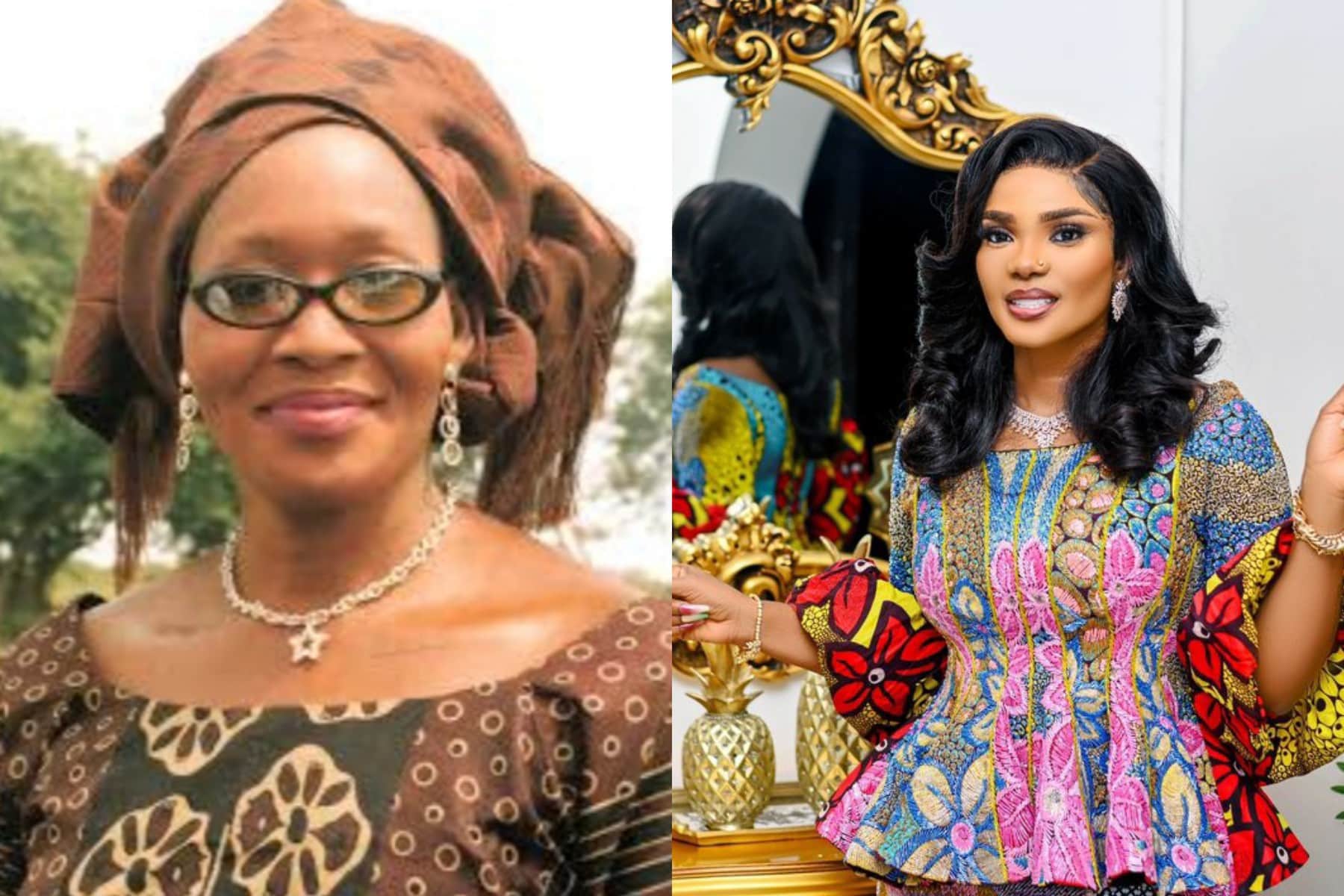 Reactions as Kemi Olunloyo's son replies Iyabo Ojo