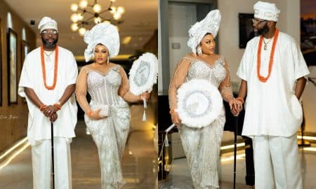 Nollywood stars pray for Biodun Okeowo following wedding