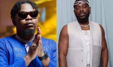 Olamide reacts as Adekunle Gold appreciates him