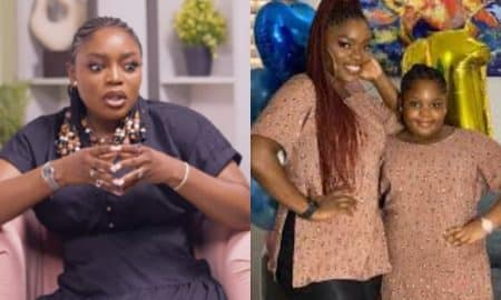 Bisola Aiyeola says her daughter doesn't have phone
