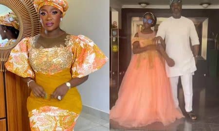 Mercy Johnson laments over video of husband and daughter