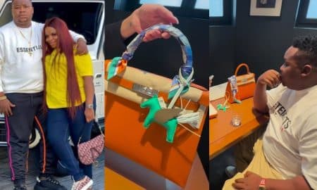 Cubana Chief Priest gifts his wife a Hermes bag to match her car colors