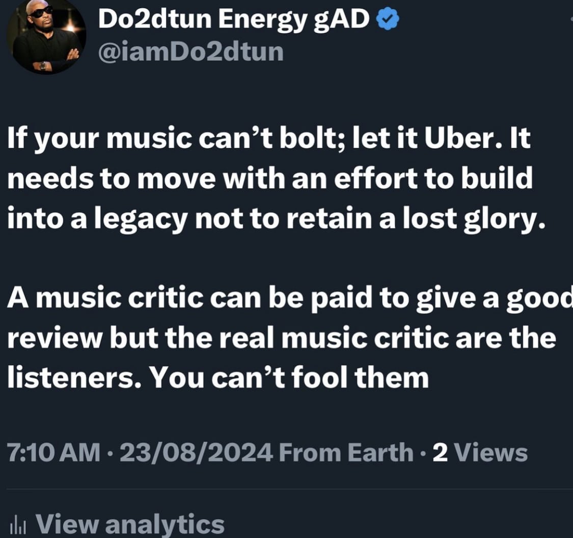 Do2dtun talks music and longevity.