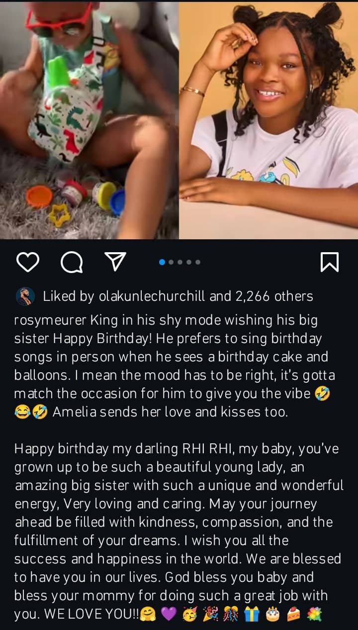 Rosy Meurer celebrates step-daughter birthday