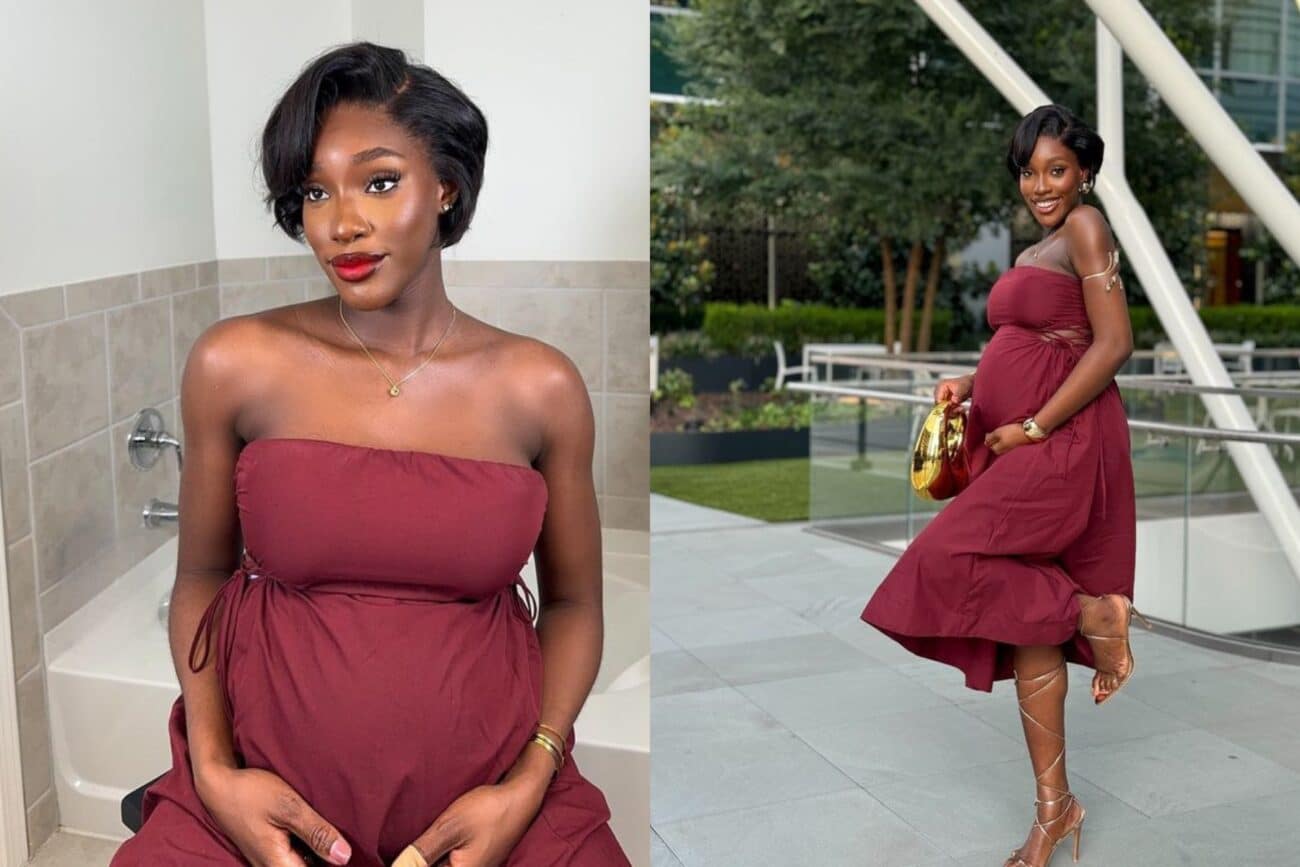 “Boy Or Girl” – Paul Okoye Teases Wife, Ifeoma, As She Flaunts Her Baby Bump In Lovely New Photos