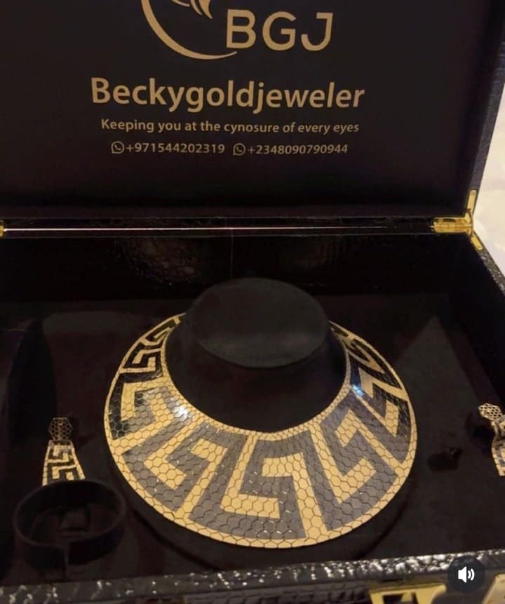 Bobrisky 18 Carat Gold jewelry