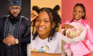 Olakunle Churchill celebrates first daughter's birthday