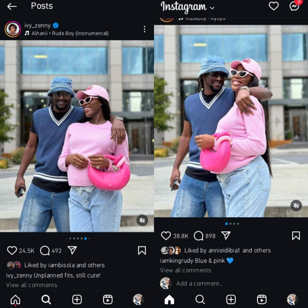 Paul Okoye teases expecting twins with wife