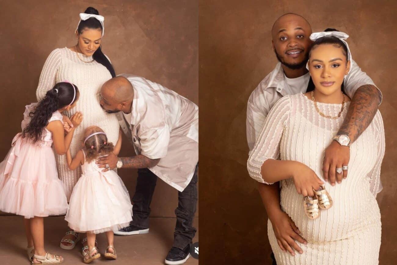 Sina Rambo's wife shares maternity photos