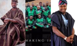 Adeniyi Johnson reacts as AFRIMEK suspends him