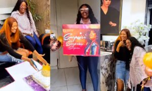 Empress Njamah surprises May Edochie